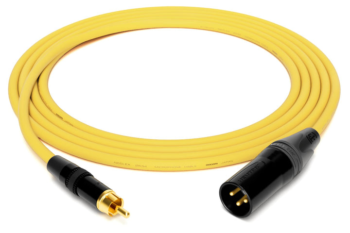 enoaudio Mogami 2534 Quad Professionel Studio Kabel | Neutrik Gold Cinch RCA - XLR male | HiFi, Yell