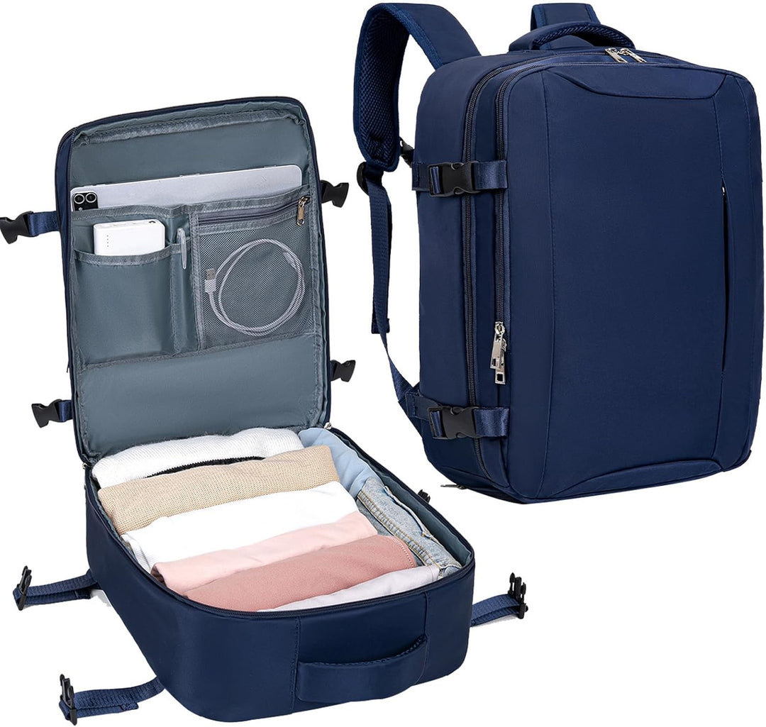 Bagage Cabine 45x36x20 pour Easyjet Sac à Dos Voyage Cabine Avion Femme 32L Bagage à Main sous le Si