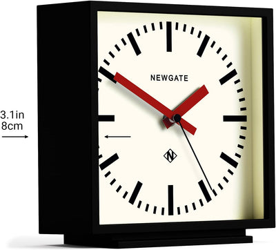 NEWGATE® Amp Silent Sweep Kaminuhr – 'No Tick' – eine Moderne Kaminuhr – Uhren für Wohnzimmer – Büro