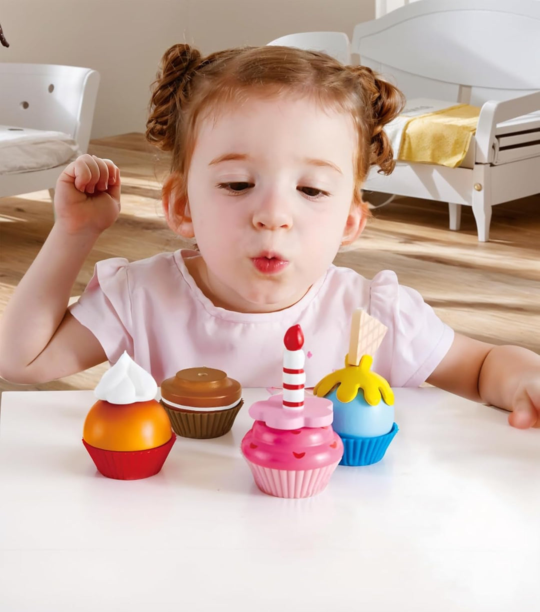 Hape E3157 - Cupcakes, Küchenspielzeug, Bunt