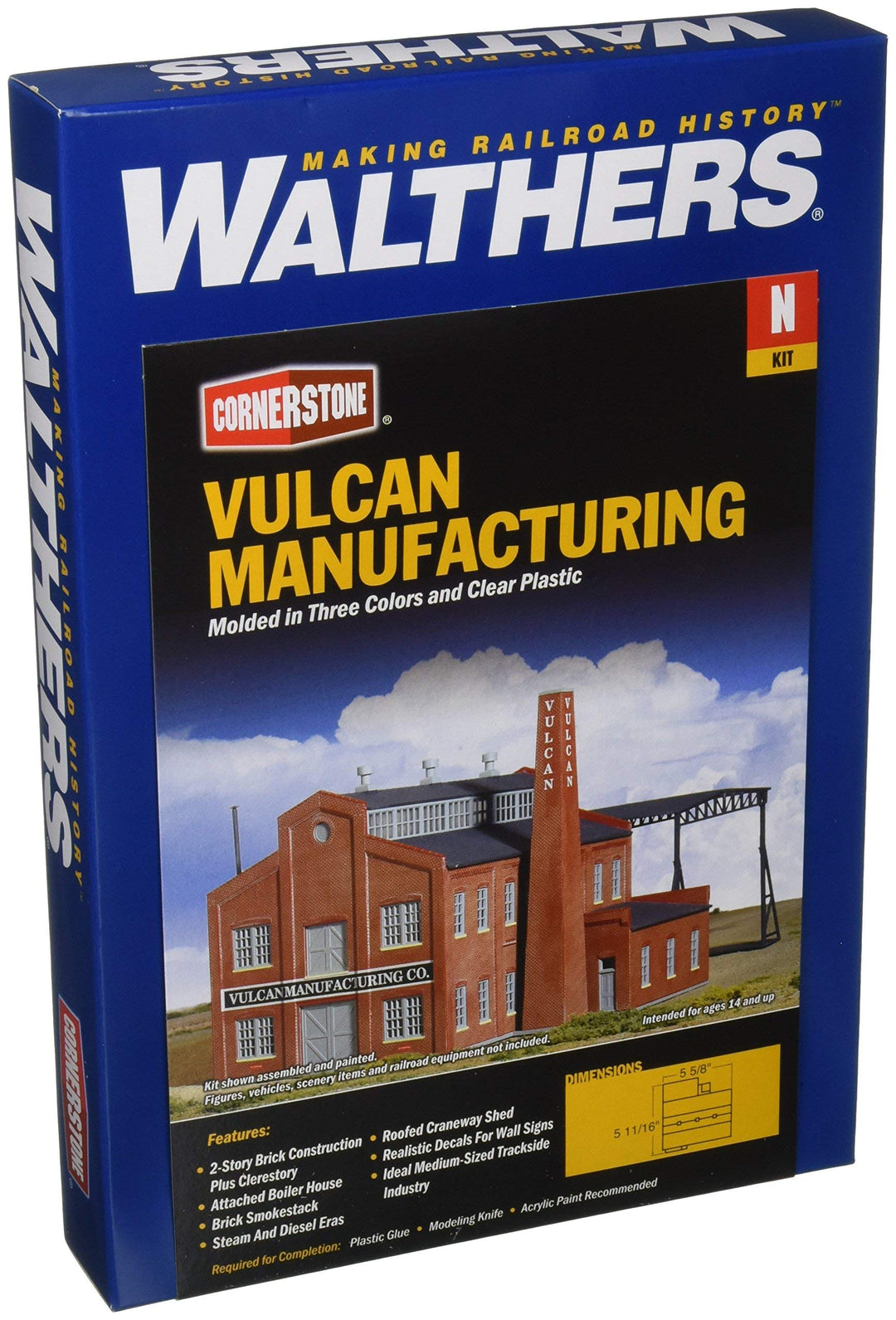 Walthers Cornerstone 933-3233 Modellbau, Hobby, Zusammenbau, detailliert, Vulcan Manufacturing Chevr