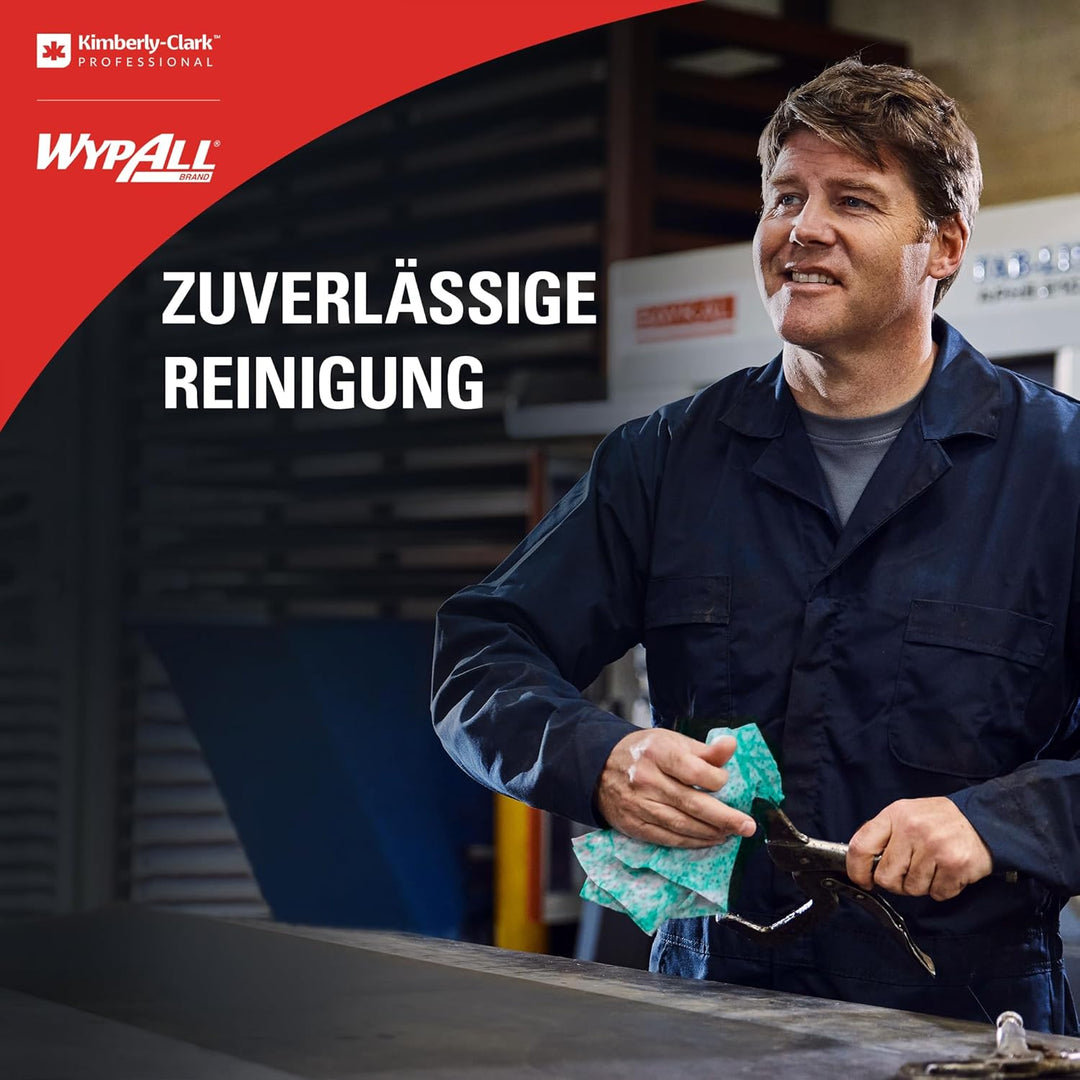 WypAll Reinigungstücher-Nachfüllpackung 7772 – Industriereinigungstücher – 6 Spenderbehälter x 50 gr