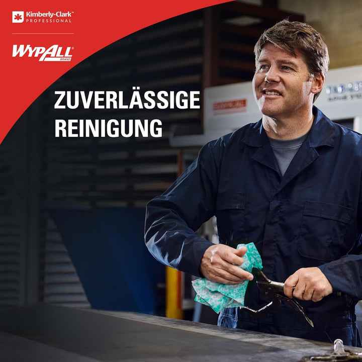WypAll Reinigungstücher-Nachfüllpackung 7772 – Industriereinigungstücher – 6 Spenderbehälter x 50 gr