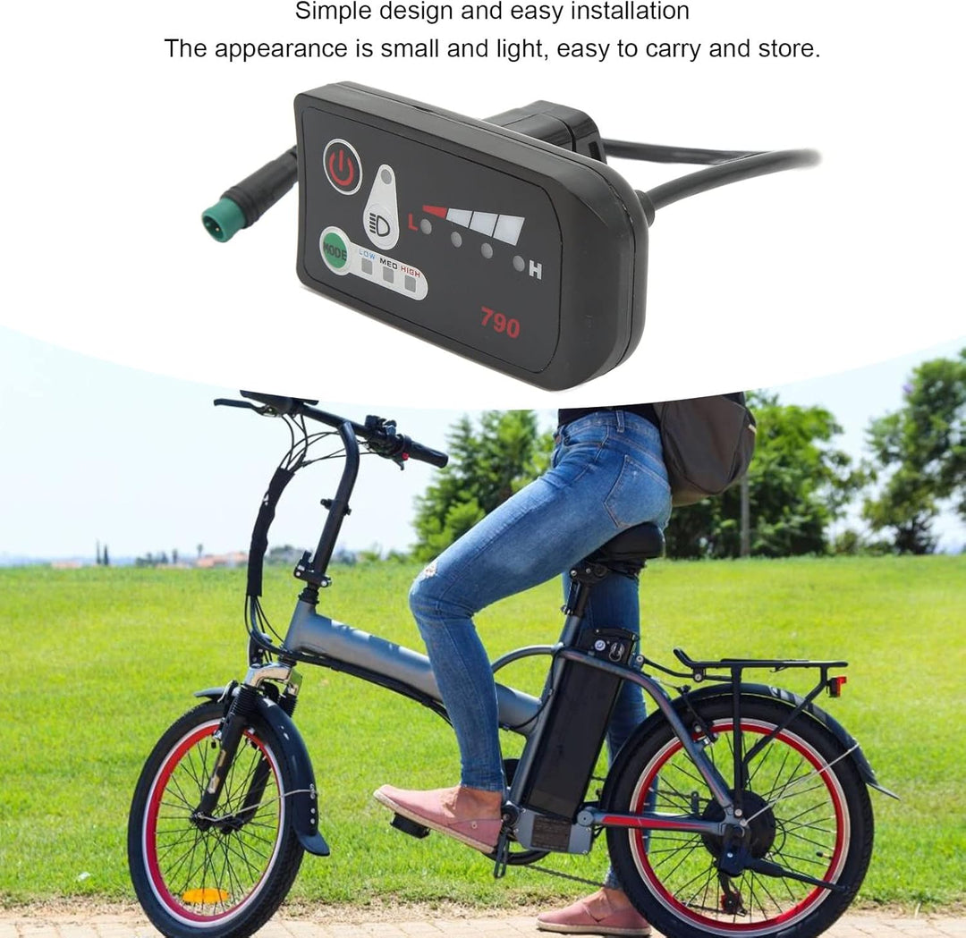 LED-Kontrollpanel für E-Bike-Display aus ABS zur Modifikation für Lenker von 22,2 mm
