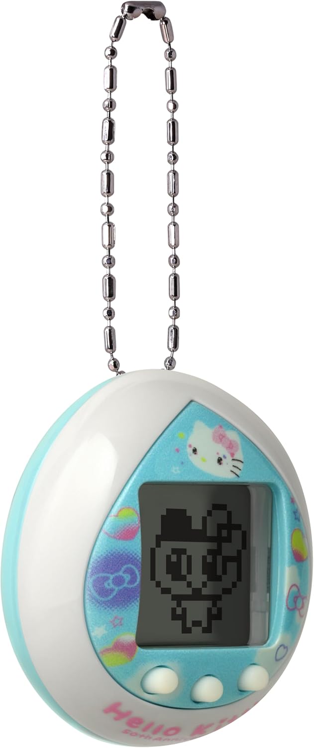 Bandai - Tamagotchi Nano - Hello Kitty Blaue Version - Interaktives Tamagotchi-Tier - Kleines Nano-F