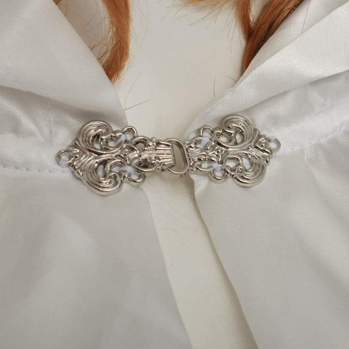 GRACEART Damen Cape Umhang Mit Kapuze Mittelalter Mantel Lang Halloween kostüm Für Hochzeit Braut Ab