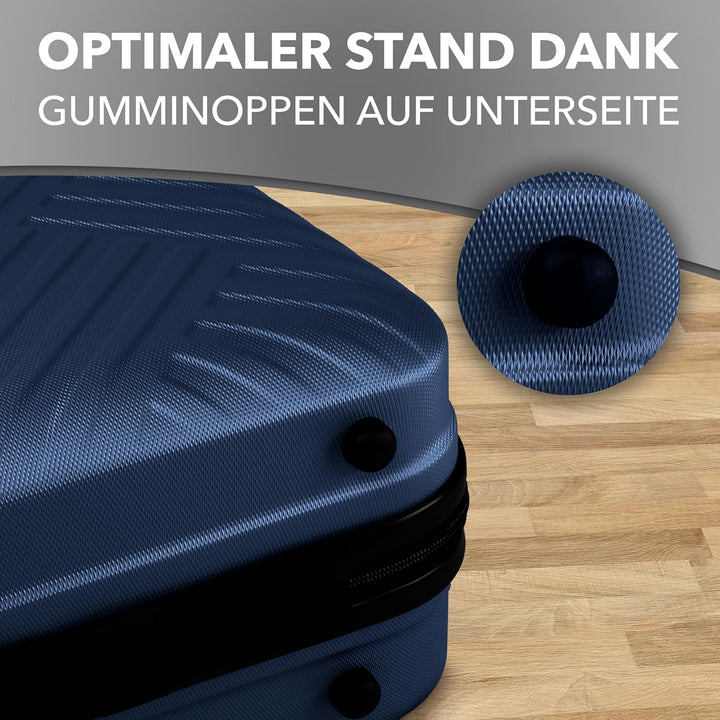 Xonic® Design Kosmetikkoffer aus ABS Hartschale – Robustes Beautycase als Handgepäck - Kosmetiktasch