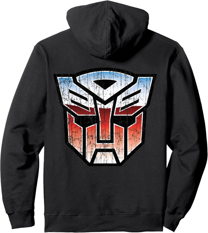 Transformers Logo Autobot im Used-Look Pullover Hoodie