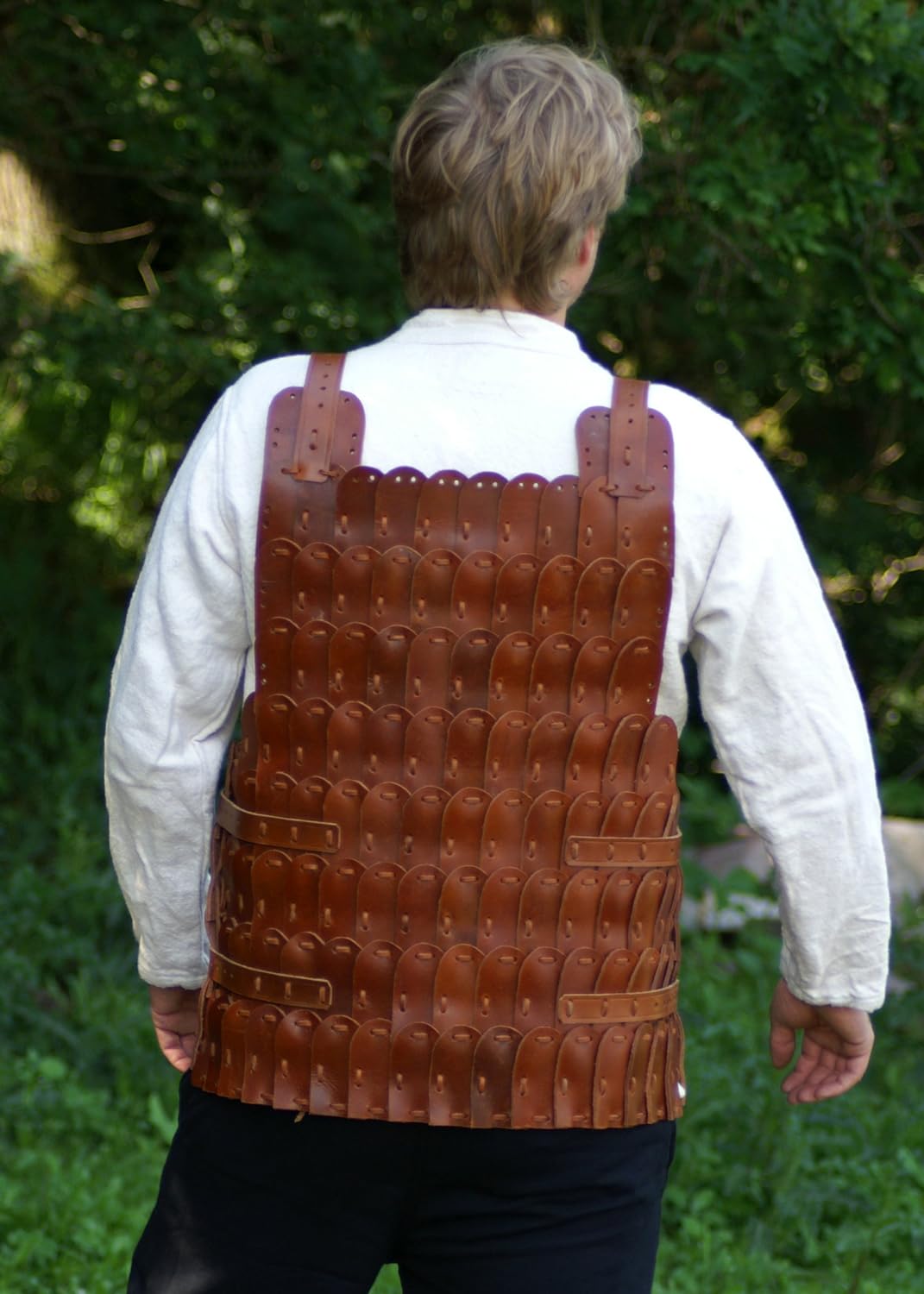 Ulfberth Leder Lamellen Rüstung aus starkem Leder - Lamellenpanzer