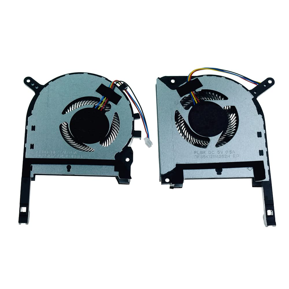 Rangale CPU & GPU Lüfter für Asus TUF Gaming FX505 FX505GE FX505GM FX505DT FX705 FX705DT FX95G FX86