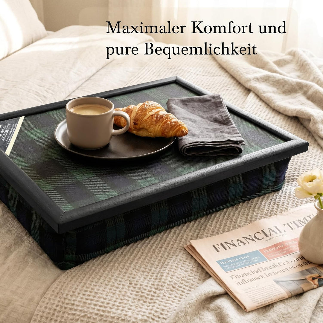 Andrews Living Kariertes Knietablett: Allover-Schottenkaro (Blackwatch) Blackwatch 1 Stück (1er Pack