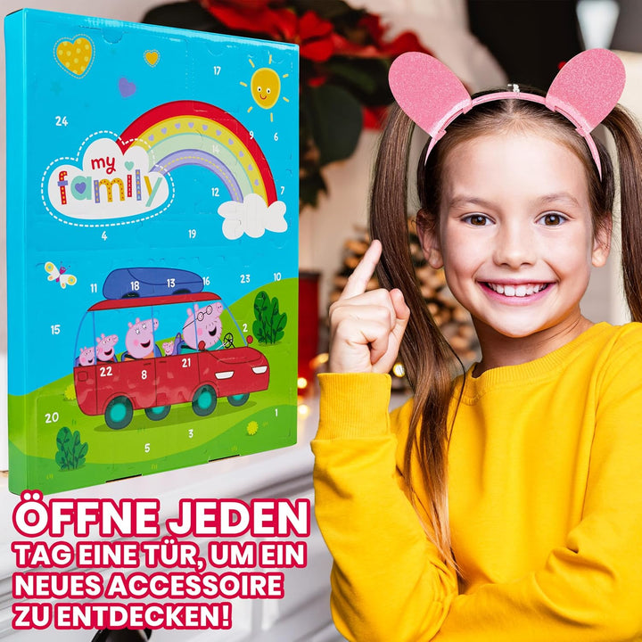 Get Trend Peppa Pig Adventskalender 2025 Kinder Weihnachtskalender mit 24 Türchen & Geschenken, Coun