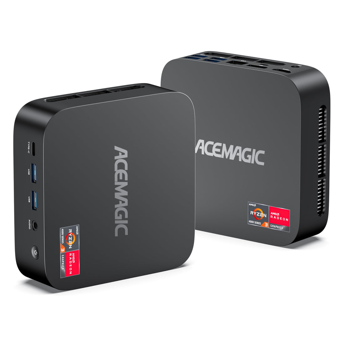 ACEMAGICI K1 Mini PC, AMD Ryzen 4300U Windows 11 Pro Mini PC (bis zu 3,70 GHz),16GB DDR4 512GB M.2 S