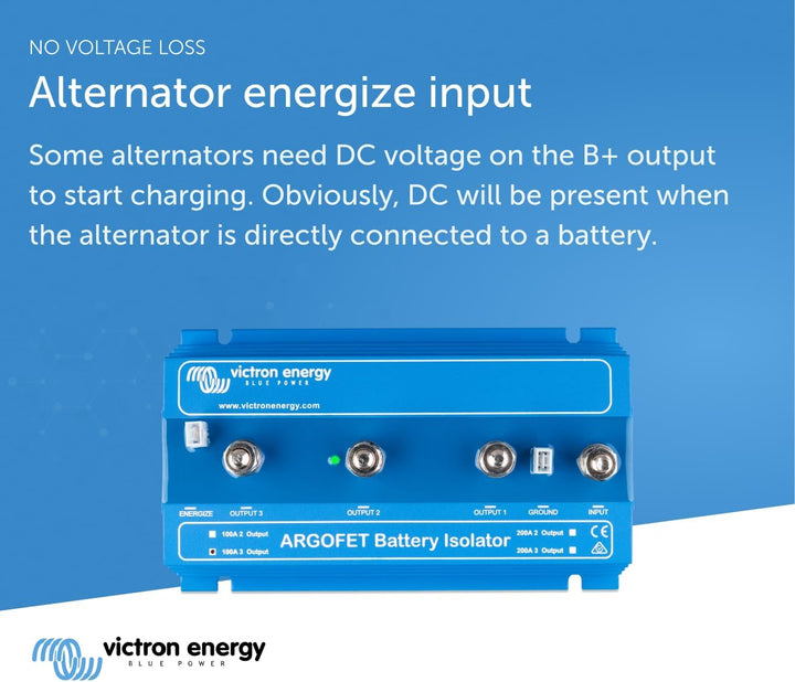 Victron Energy ArgoFET Batterietrenner 100-3AC (3 Batterien 100 Amp)