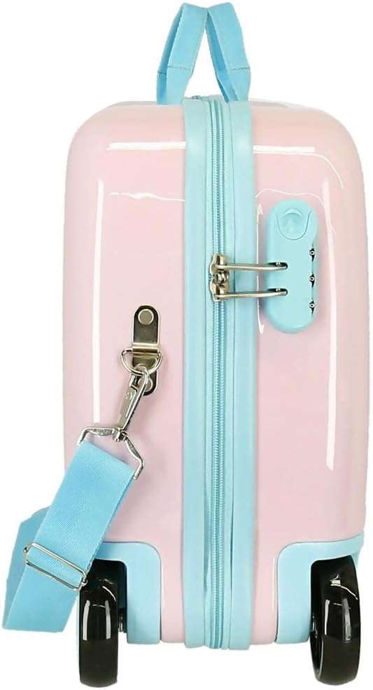 Disney Encanto Kinderkoffer, Rosa, 50 x 39 x 20 cm, Hartplastik, seitlicher Kombinationsverschluss,