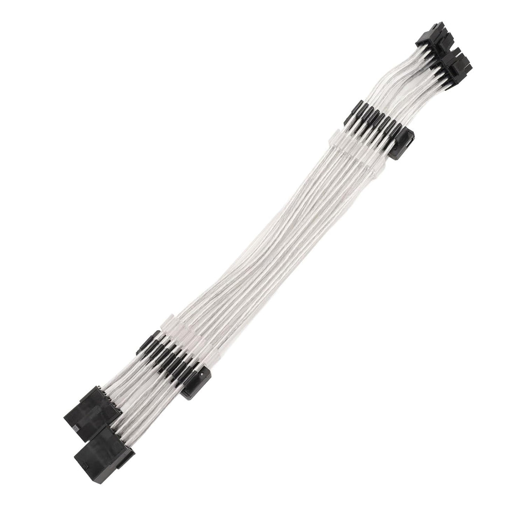 8 Pin ARGB Verlängerung Kabel, RGB PSU Kabel Verlängerung, 2x8PIN ARGB Grafikkarte Strom Verlängerun