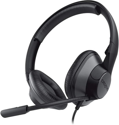 Creative HS-720 V2 Kopfhörer USB-Headset, Mikrofon mit Geräuschunterdrückung für PC, Laptop, Inline-
