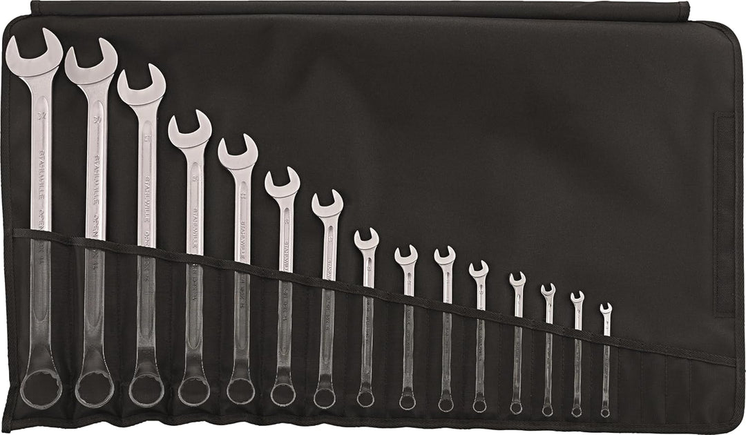 STAHLWILLE 14/15 l Ringmaulschlüssel Set 15-tlg. (6-32 mm)l lange Ausführung, extrem belastbar l sch