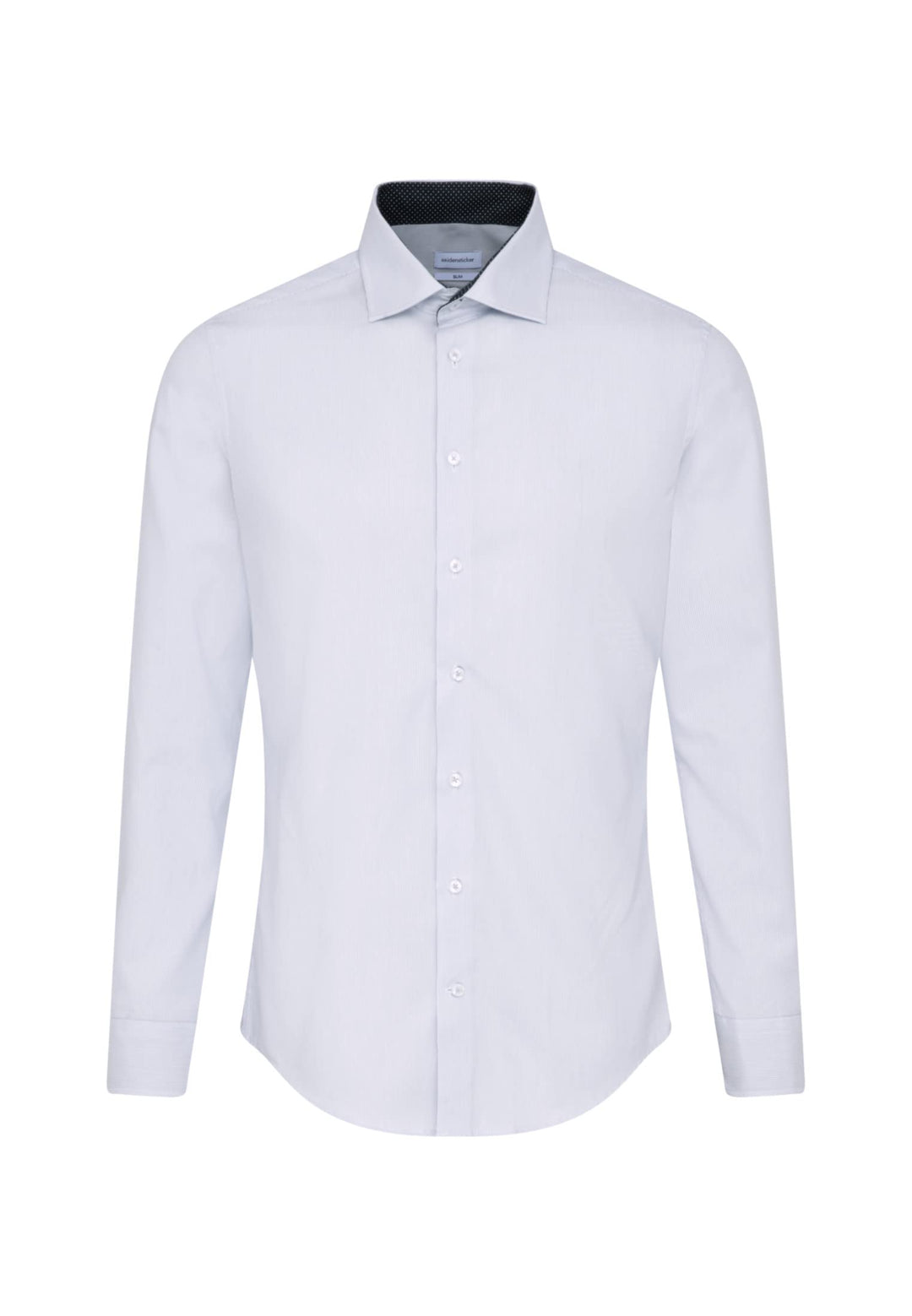 Seidensticker Herren Men Slim Patch Longsleeve Cotton Hemd 36 Hellblau(653700), 36 Hellblau(653700)