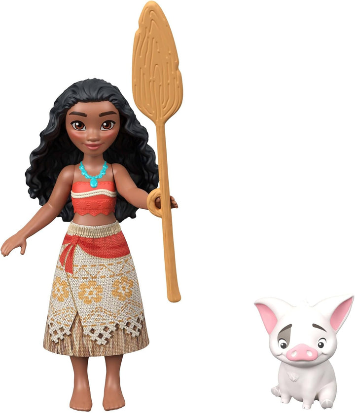 Mattel Disney Vaiana kleine Puppen im 3er-Set mit Vaiana, dem Halbgott Maui und Gramma Tala sowie de