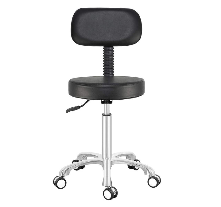 Antlu Rollhocker Hocker Drehhocker Mit Rollen Höhenverstellbar Bürohocker Hocker Mit Lehne Schminkho