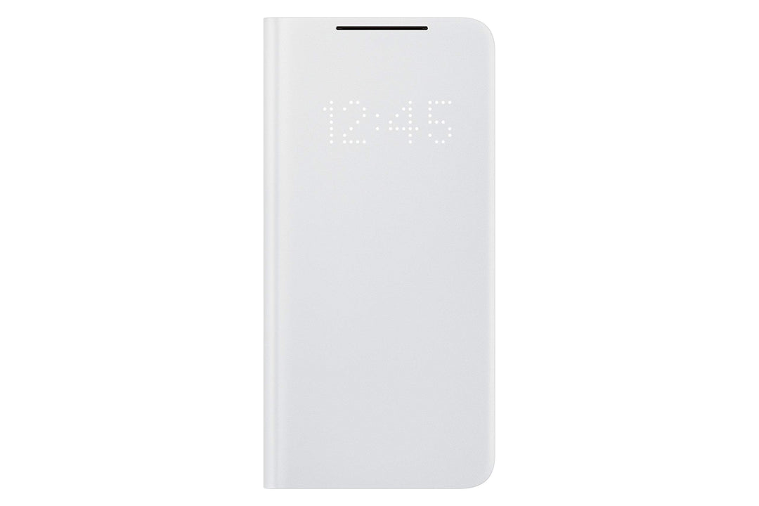 Samsung LED View Smartphone Cover EF-NG991 für Galaxy S21 5G Handy-Hülle, LED-Anzeige, Kartenhalteru