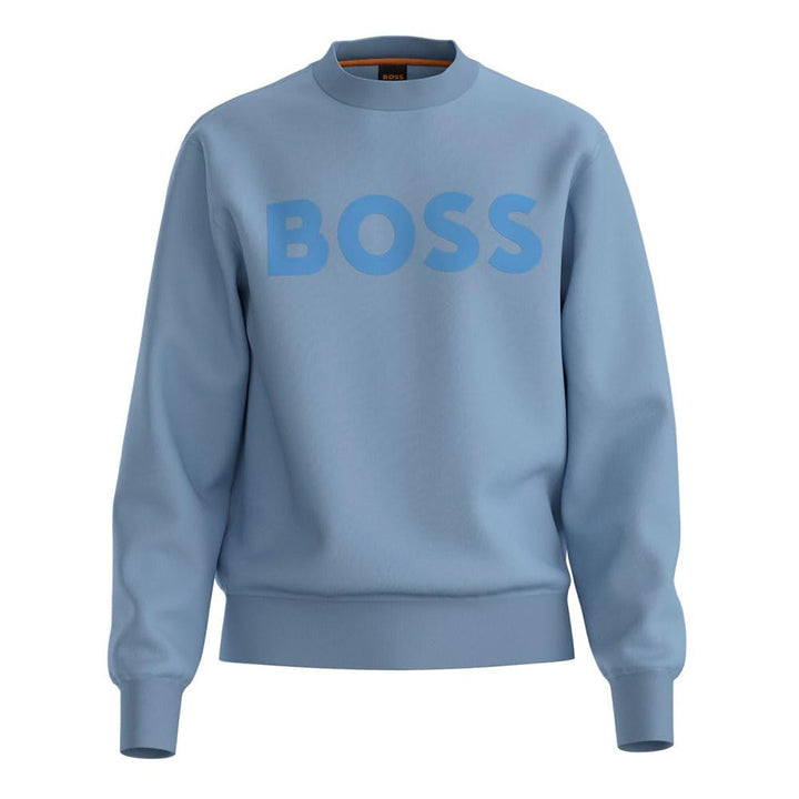BOSS Herren Webasiccrew 10244192 01 Sweatshirt 6XL 470open Blue, 6XL 470open Blue
