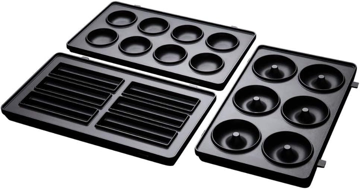Russell Hobbs Zusatzplatten 3er Set [Cake Pop, Mini Donut &amp; Churros] Ergänzung für 3-1 Multifunktion