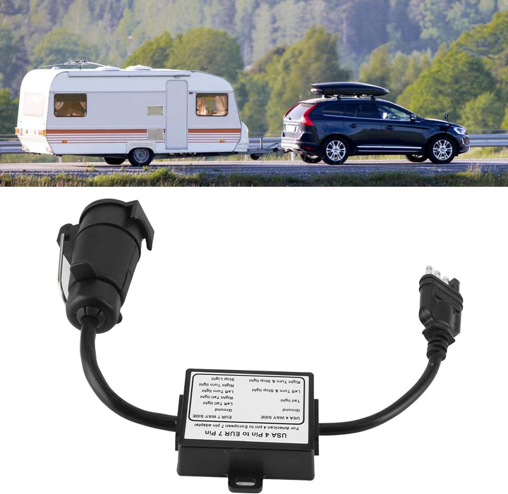 anhängerstecker konverter Trailer Plug Kabel, european Trailer Connector Light Converter US 4 Pin au