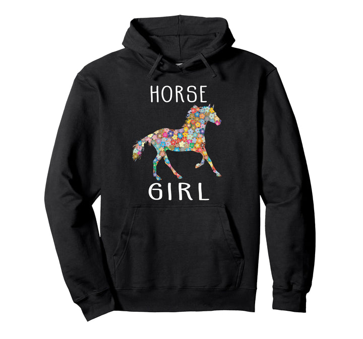 Pferd Mädchen Pferd Reiten Geschenk Teenager Mädchen Frauen Pullover Hoodie