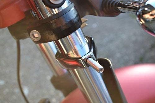 Alchemy Parts Chrom Motorrad Blinker Austausch Klammern für 41mm Gabel