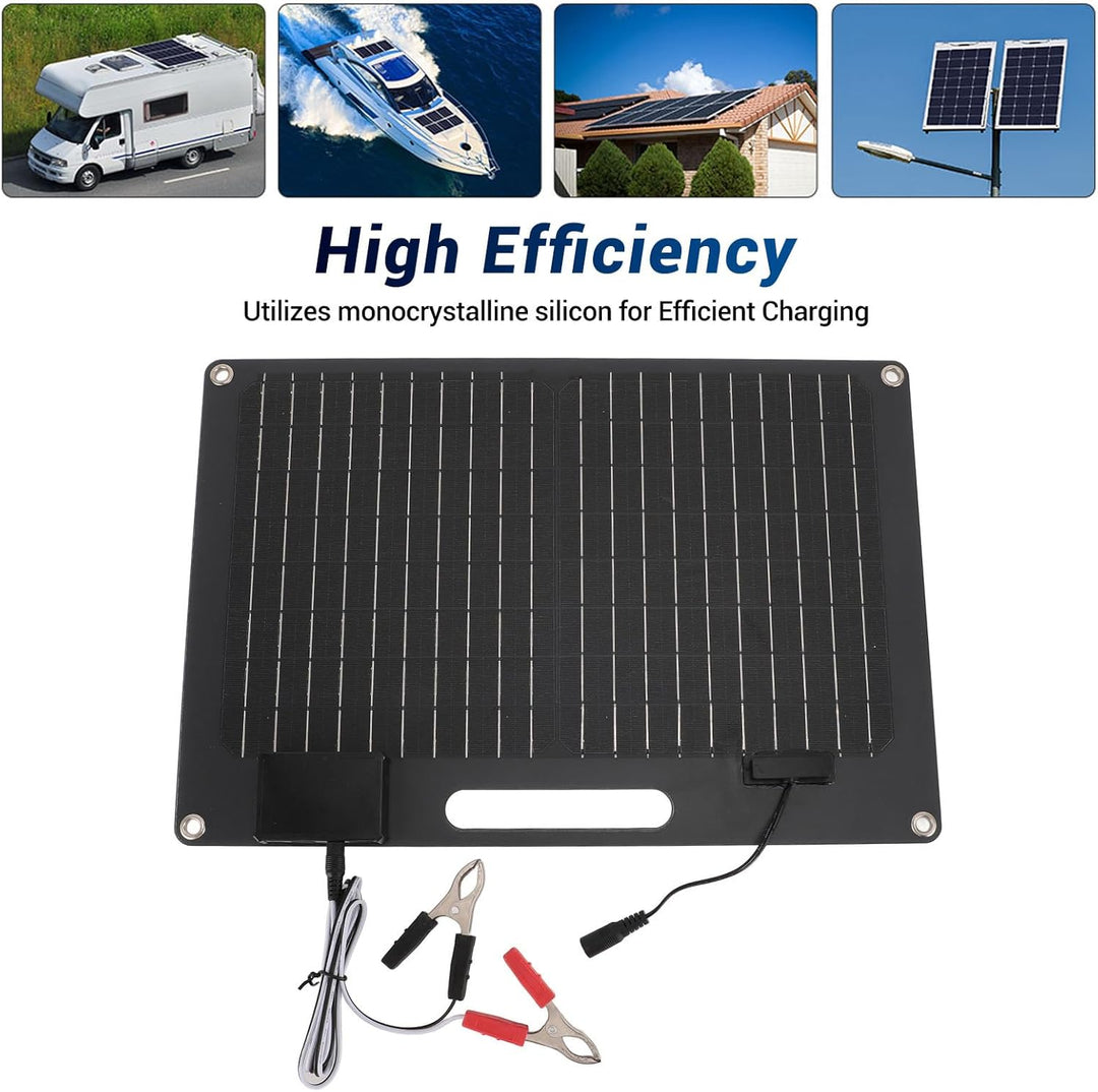 100 W Tragbares Solarpanel, USB-Ausgänge, Schnelles Aufladen, Hocheffizientes Solarpanel-Ladegerät f