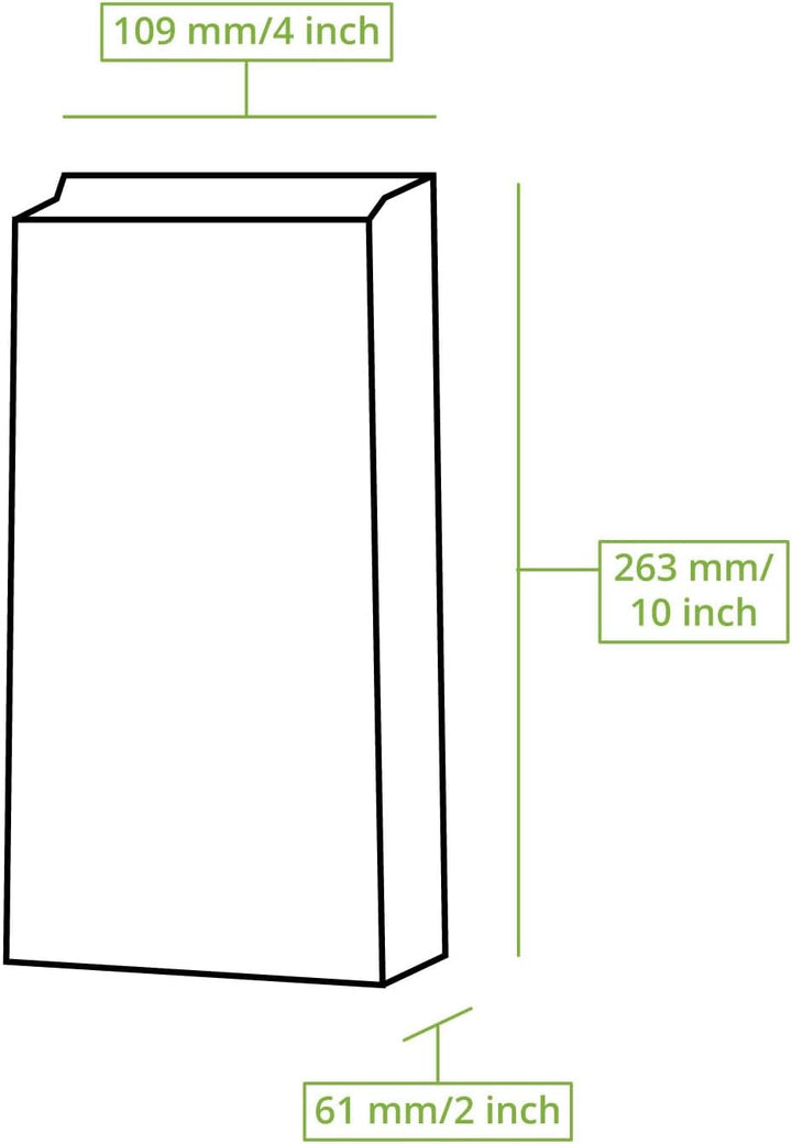 BIOZOYG Kraftpapier Tüten I Braune Papiertüten Geschenktüten Bio I Papier Tüte mit Boden recyclebar