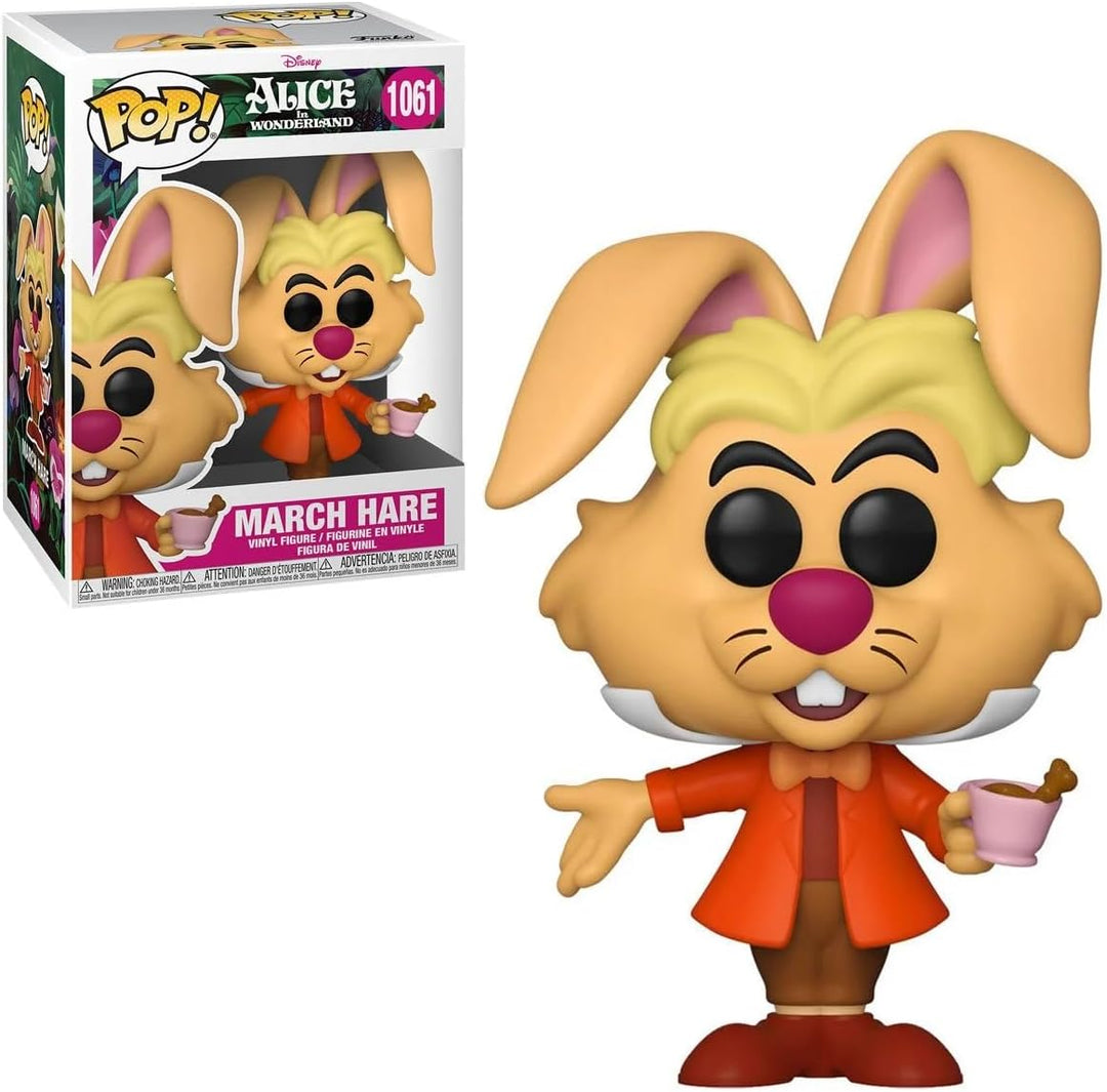 Funko Pop! Disney: Alice 70th– The March Hare Hare - Alice in Wonderland - Vinyl-Sammelfigur - Gesch