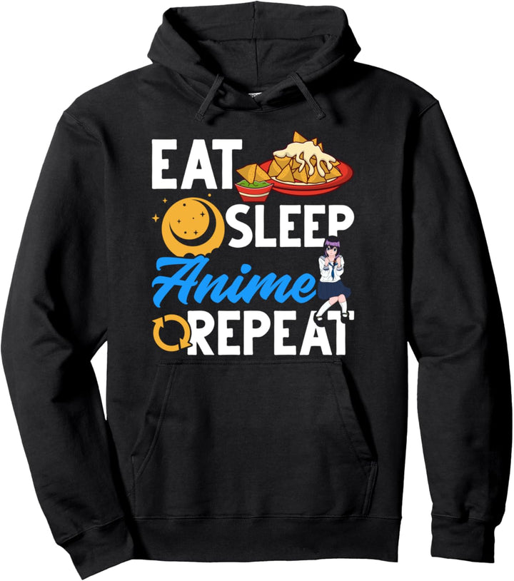 Japanischer Manga Otaku Kawaii Mexiko Nachos Lustiges Anime Pullover Hoodie