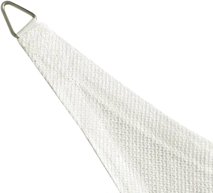 vidaXL Sonnensegel HDPE Quadratisch 3,6x3,6m Weiss Sonnenschutz Beschattung