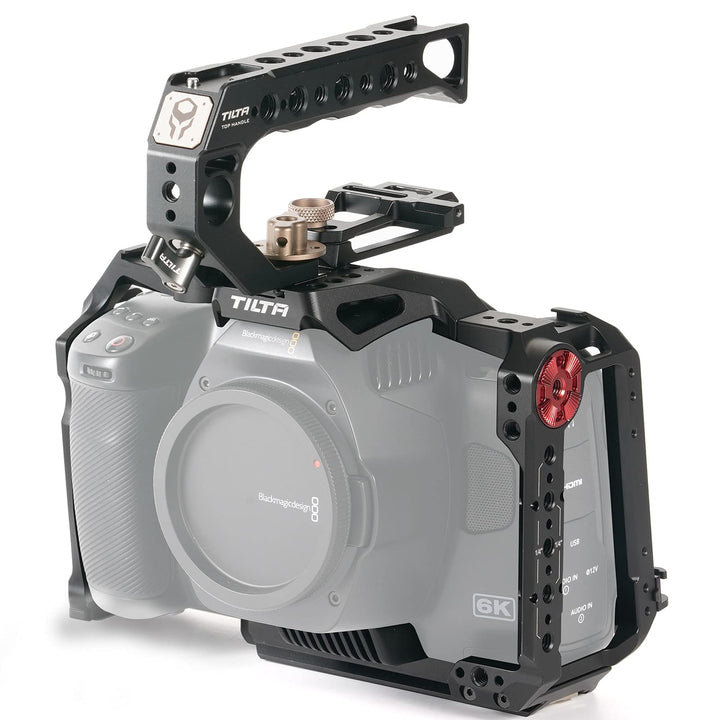 Tilta Basic Kit kompatibel mit BMPCC 6K Pro Full Camera Cage Abnehmbares Design Leicht Kompakt Langl