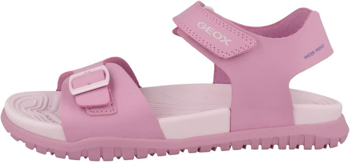 Geox Mädchen J Fommiex Gir Sandal 32 EU Dk Pink Lt Lilac, 32 EU Dk Pink Lt Lilac