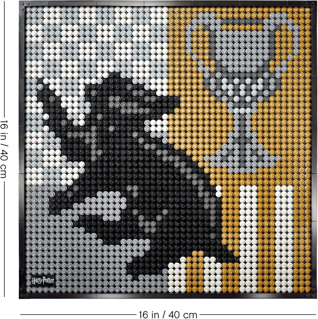 LEGO Art Harry Potter Hogwarts Crests 31201 Building Kit; Perfect for Adults Who Love Hobbies and Co