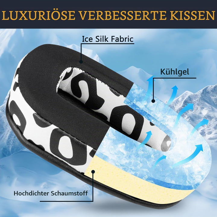 SOULWIT Kühlgel Ersatzpolster Ersatz Ohrpolster für Logitech G35 G930 G933 G933S G935 G633 G633S G63