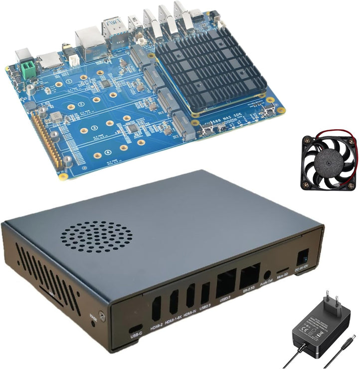 youyeetoo CM3588 Mini NAS Platform, up to 8K Video, RK3588,OpenMediaVault fit,16GB/8GB LPDDR4X, 4 x