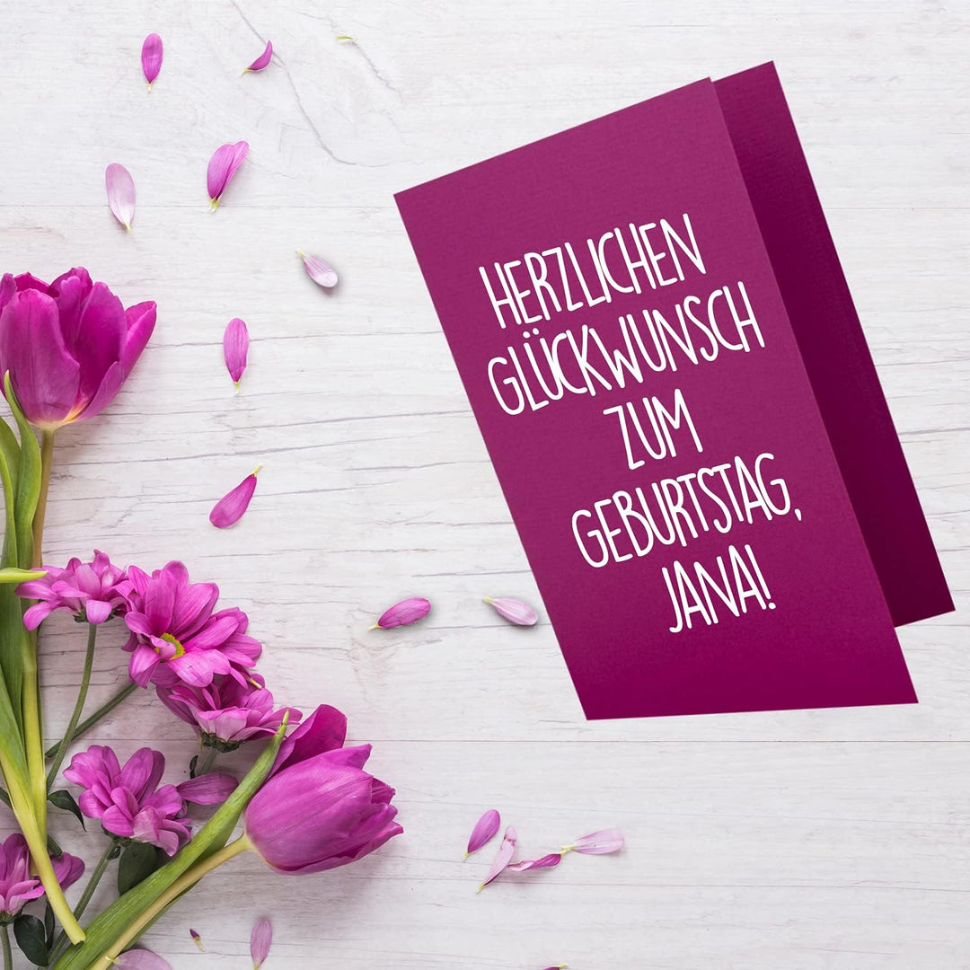 1000x Faltkarten B6 - Amarena - PREMIUM QUALITÄT - 11,5 x 17 cm - sehr formstabil - für Drucker geei
