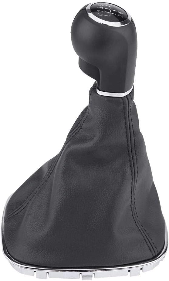 EVGATSAUTO 5 Gang Schaltknauf Gaiter Boot Cover Kit Passend für Corsa D Shifter Boot Cover Ersatz 00