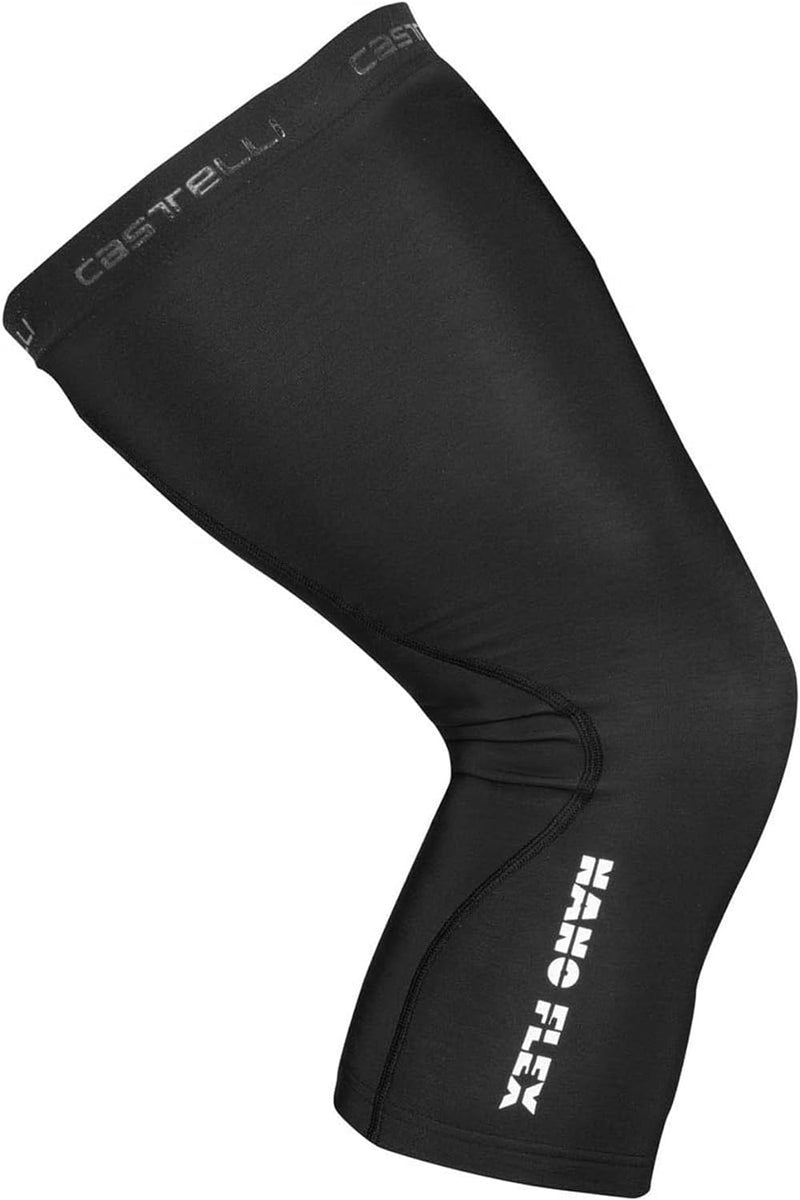 CASTELLI Herren Nano Flex 3g Kneewarmer Leg warmers (1er Pack) L Schwarz, L Schwarz