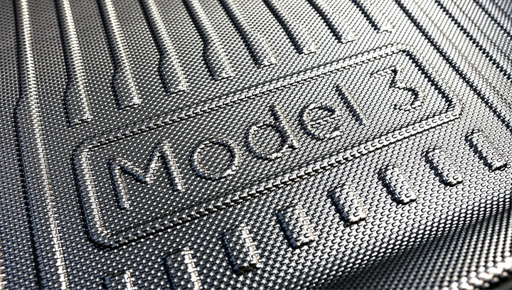 Allwettermatten Gesamtset für Tesla Model 3 Highland 2024 + 2025 + 2026 Innenraum Automatten Set, Fu
