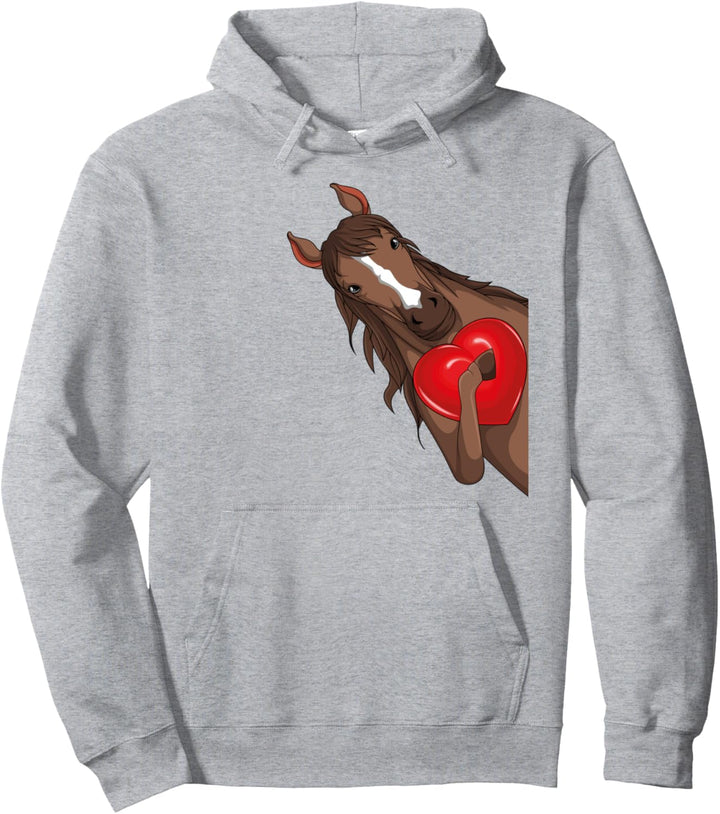 Pferde Mädchen Reiterin Pferd Reiten Damen Pullover Hoodie