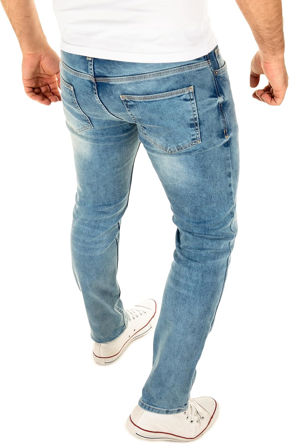 WOTEGA Herren Jeans Alistar Slim Fit 29W / 32L Blau (Flint Stone 183916), 29W / 32L Blau (Flint Ston