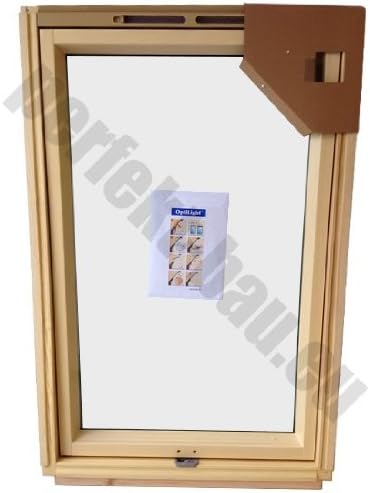 BLITZVERSAND!!! 78x118 Fakro Optilight Dachfenster mit Eindeckrahmen Schwingfenster aus Holz