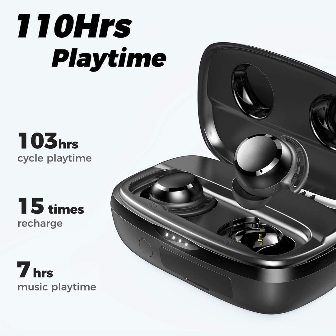 Tribit Bluetooth Kopfhörer, In Ear Kopfhörer Kabellos Bluetooth 5.3, Touch Control Kopfhörer mit 4 M