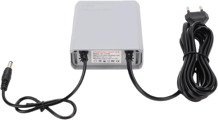 Walfront Mini-USV-Batterie-Backup, 12V 1,5A Netzteil mit 5400mAh, für WLAN-Router, Modem, Sicherheit
